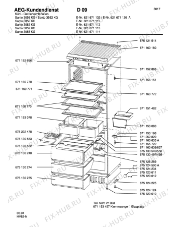 Схема №2 S3110 KG E с изображением Лоток (форма) для холодильной камеры Aeg 8996751302747